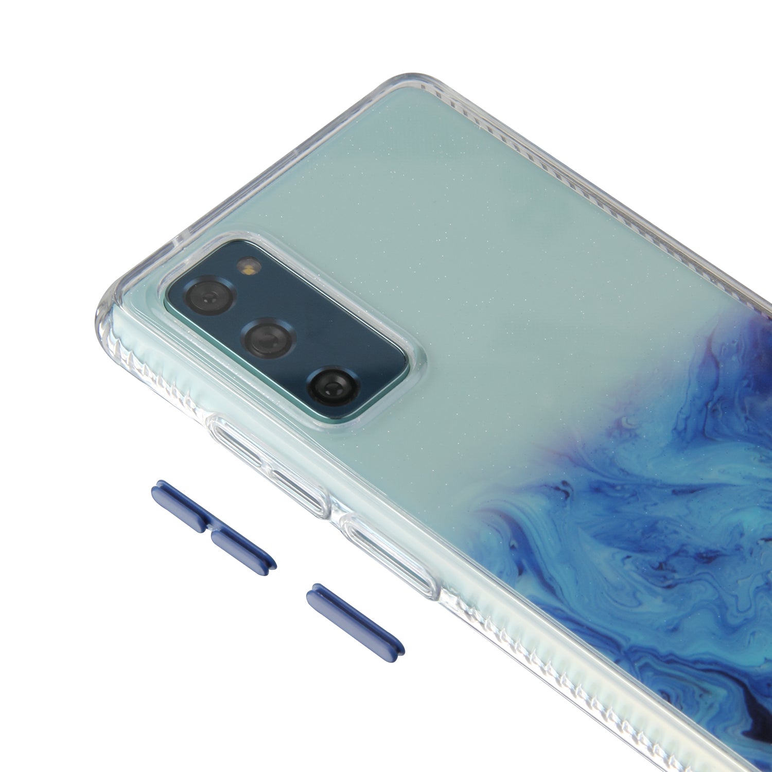 TPU + Acylic Marble Pattern Printing Phone Cover Case for Samsung Galaxy S20 FE/S20 Fan Edition/S20 FE 5G/S20 Fan Edition 5G/S20 Lite - Sky Blue TPU + Acylic Marble Pattern Printing Phone Cover Case for Samsung Galaxy S20 FE/S20 Fan Edition/S20 FE 5G/S20 Fan Edition 5G/S20 Lite - Sky Blue